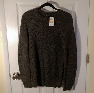 Gray/Olive Green Men's Sweater